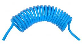 Tubo de pu espiral azul - Rotiplas