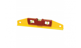 nivel-em-aluminio-com-base-magnetica-trapezoidal-12-amarelo-e-vermelho-starrett-1343851-foto-1