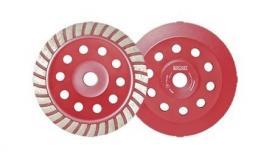 Rebolo diamantado turbo 100mm encaixe com rosca M14  -  Rocast